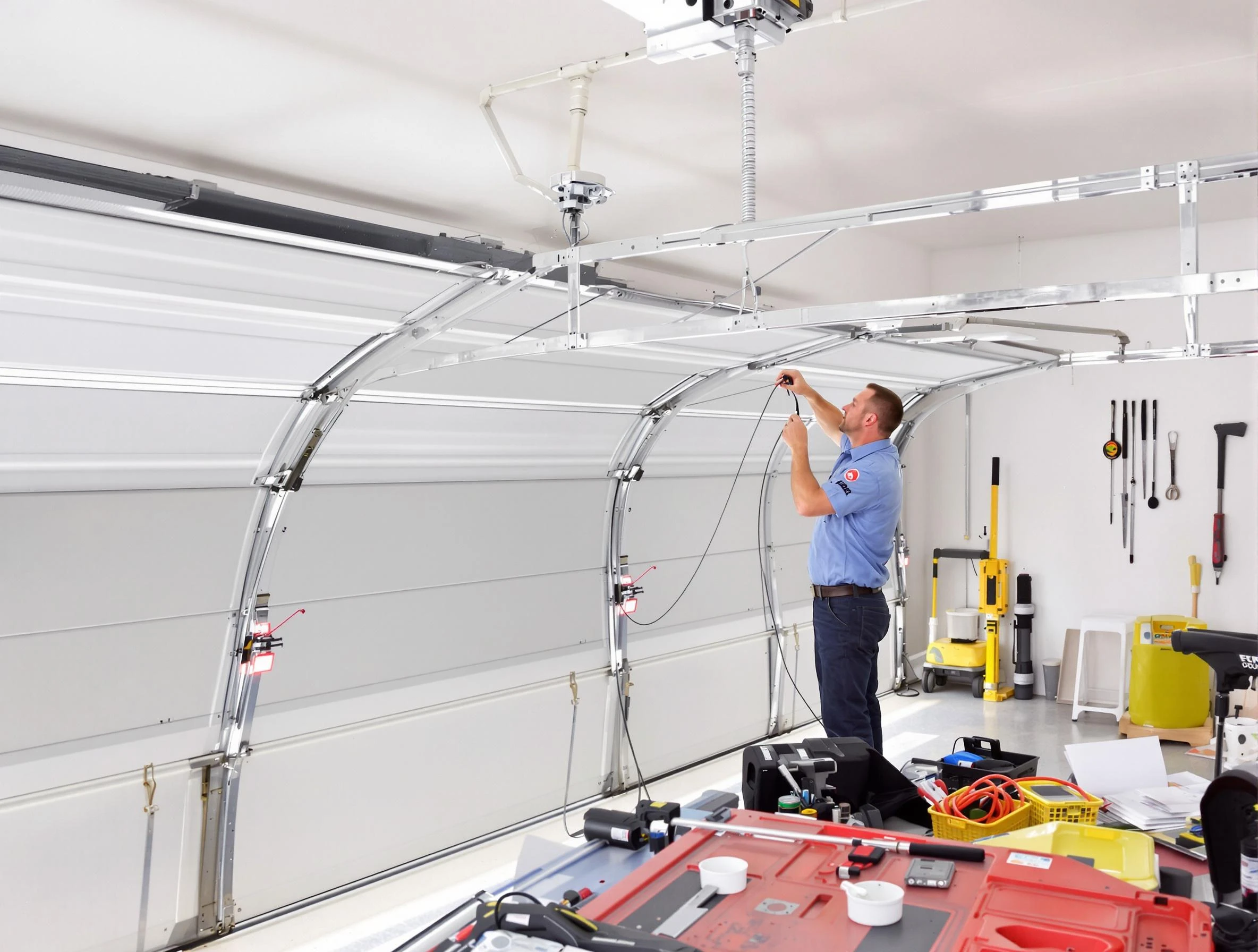 Garage door cable repair service by Lafayette Garage Door Repair in Lafayette